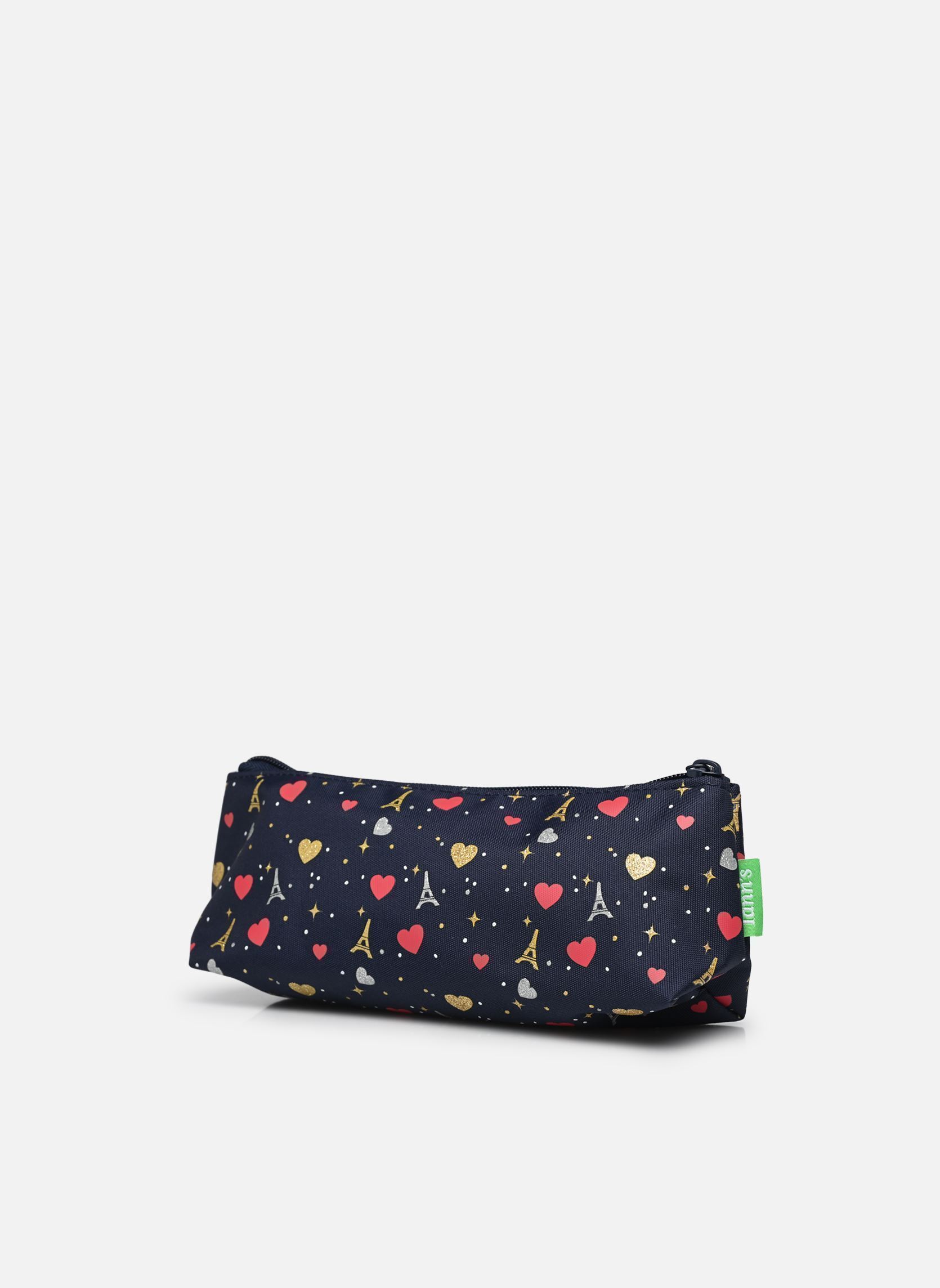 Schulmäppchen Trousse triangle Emilie mädchen blau Tann's Schulmäppchen Trousse triangle Emilie mädchen blau Bleu