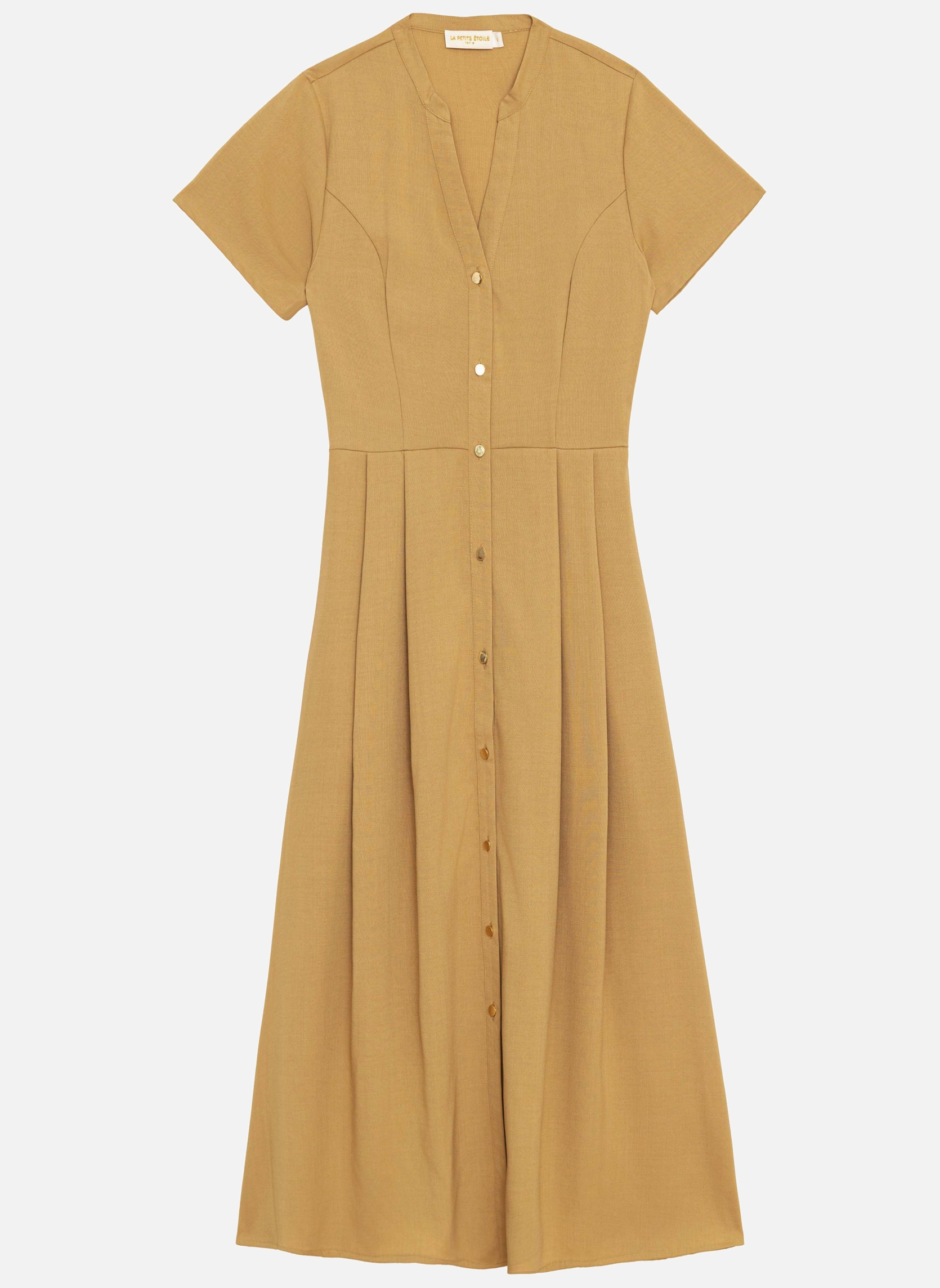 Robes Robe - ROSIE - 39-blush femme marron La Petite Etoile Robes Robe - ROSIE - 39-blush femme marron Camel