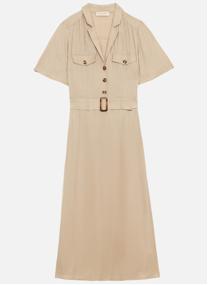 Robes Robe - RAYA - 13-beige femme marron La Petite Etoile Robes Robe - RAYA - 13-beige femme marron Marron clair