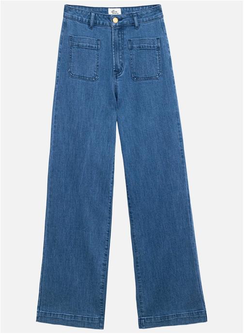 La Petite Etoile Pantalons droit Pantalon - ATLANTY - 16-marron femme bleu