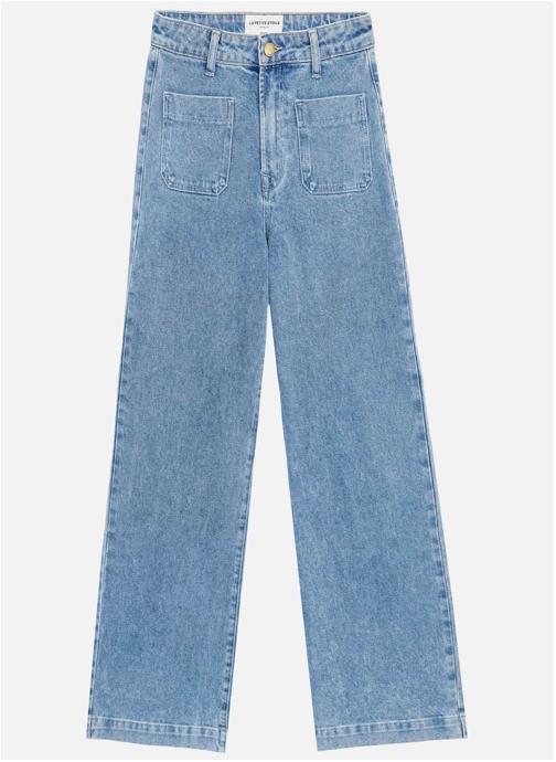 La Petite Etoile Pantalons droit Pantalon - ATLANTY - 16-marron femme bleu