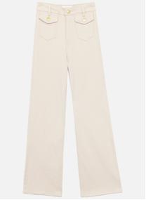 Jeans droit Jeans - PEYTON - 94-wash femme beige La Petite Etoile Jeans droit Jeans - PEYTON - 94-wash femme beige Beige