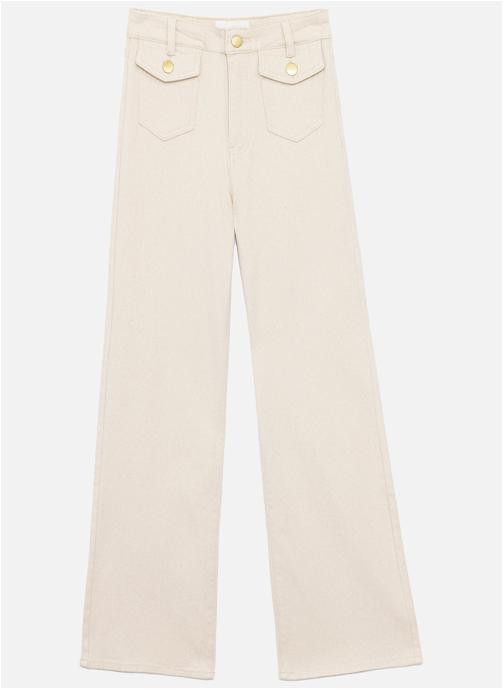 La Petite Etoile Jeans droit Jean - PEYTON - 13-beige femme beige