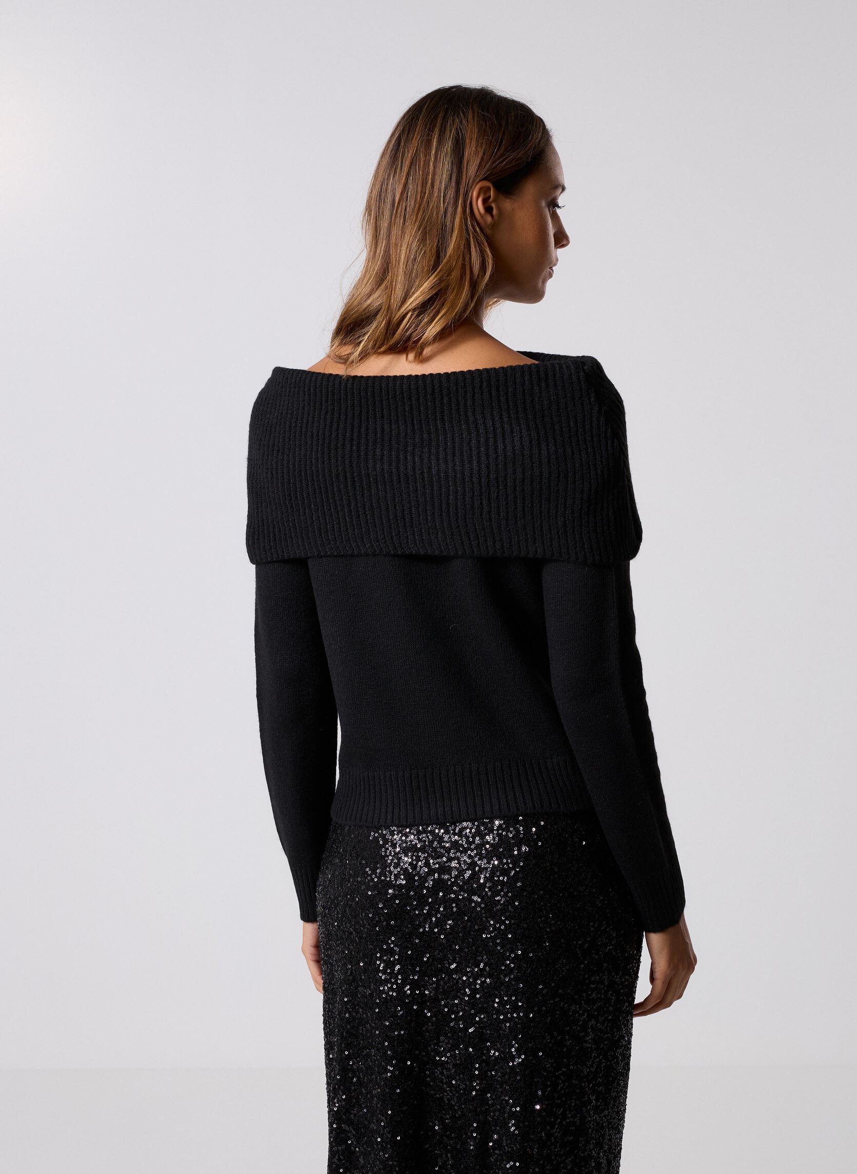 Pulls MONBARDOT femme noir MADE BY Pulls MONBARDOT femme noir JET BLACK