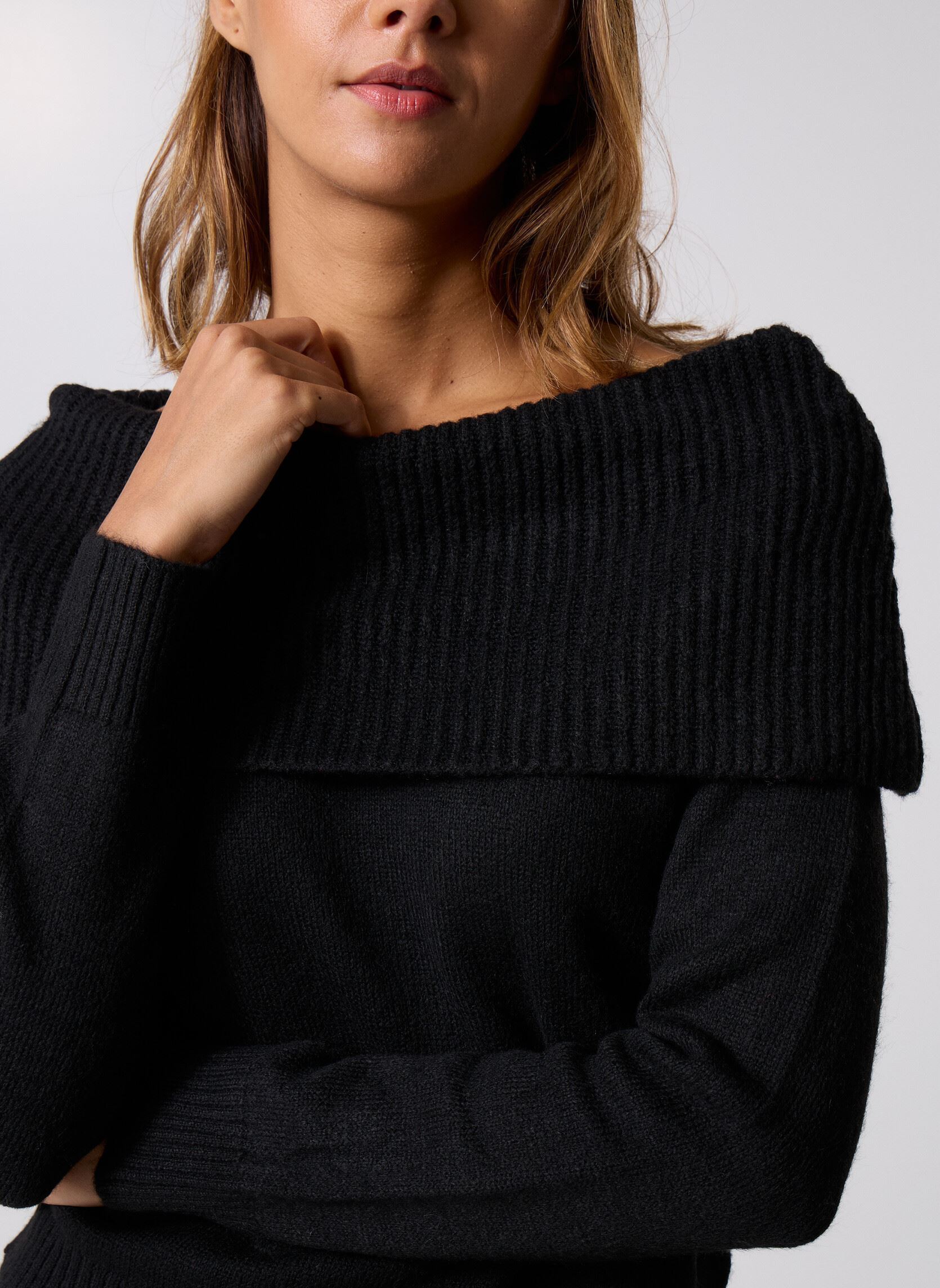Pulls MONBARDOT femme noir MADE BY Pulls MONBARDOT femme noir JET BLACK