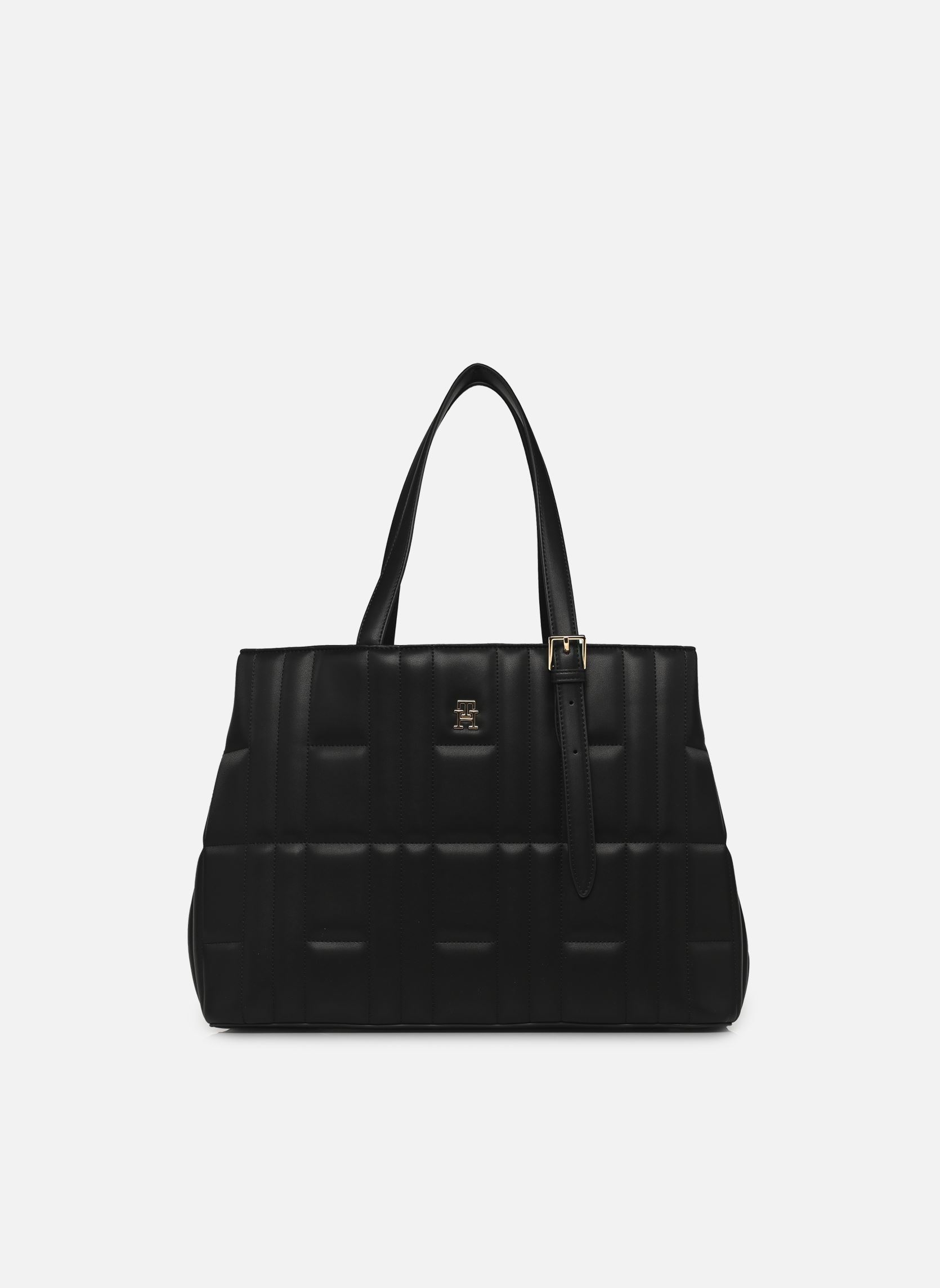 Grote winkelzak TH FEMININE TOTE dames zwart Tommy Hilfiger Grote winkelzak TH FEMININE TOTE dames zwart Black