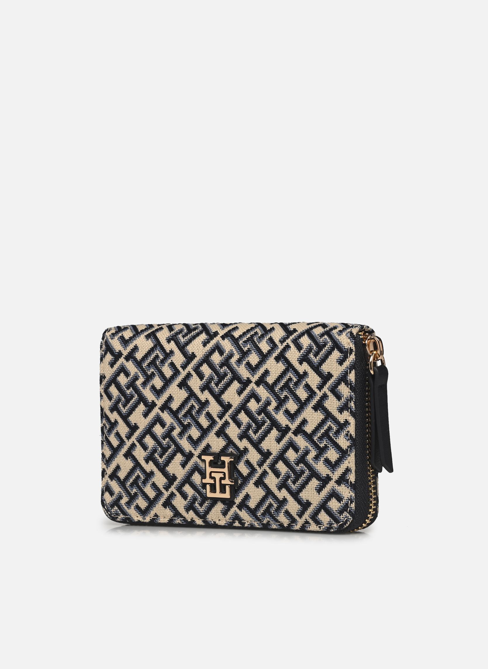 Porte-monnaies TH JACQUARD MED ZA femme bleu Tommy Hilfiger Porte-monnaies TH JACQUARD MED ZA femme bleu SPACE BLUE