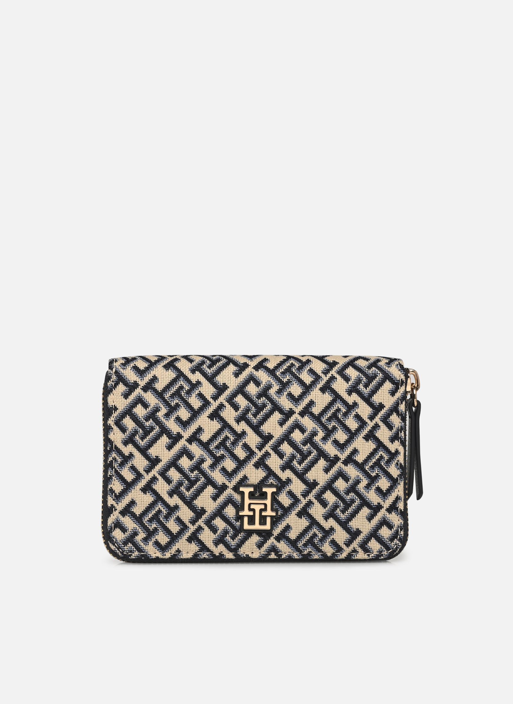 Porte-monnaies TH JACQUARD MED ZA femme bleu Tommy Hilfiger Porte-monnaies TH JACQUARD MED ZA femme bleu SPACE BLUE