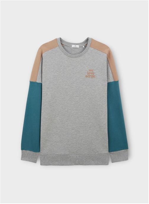 Serge Blanco Sweats à capuche We love Serge homme gris