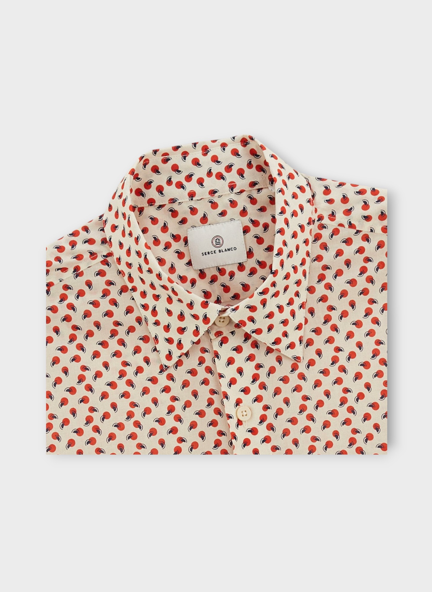Chemises Charles homme rouge Serge Blanco Chemises Charles homme rouge Rouge
