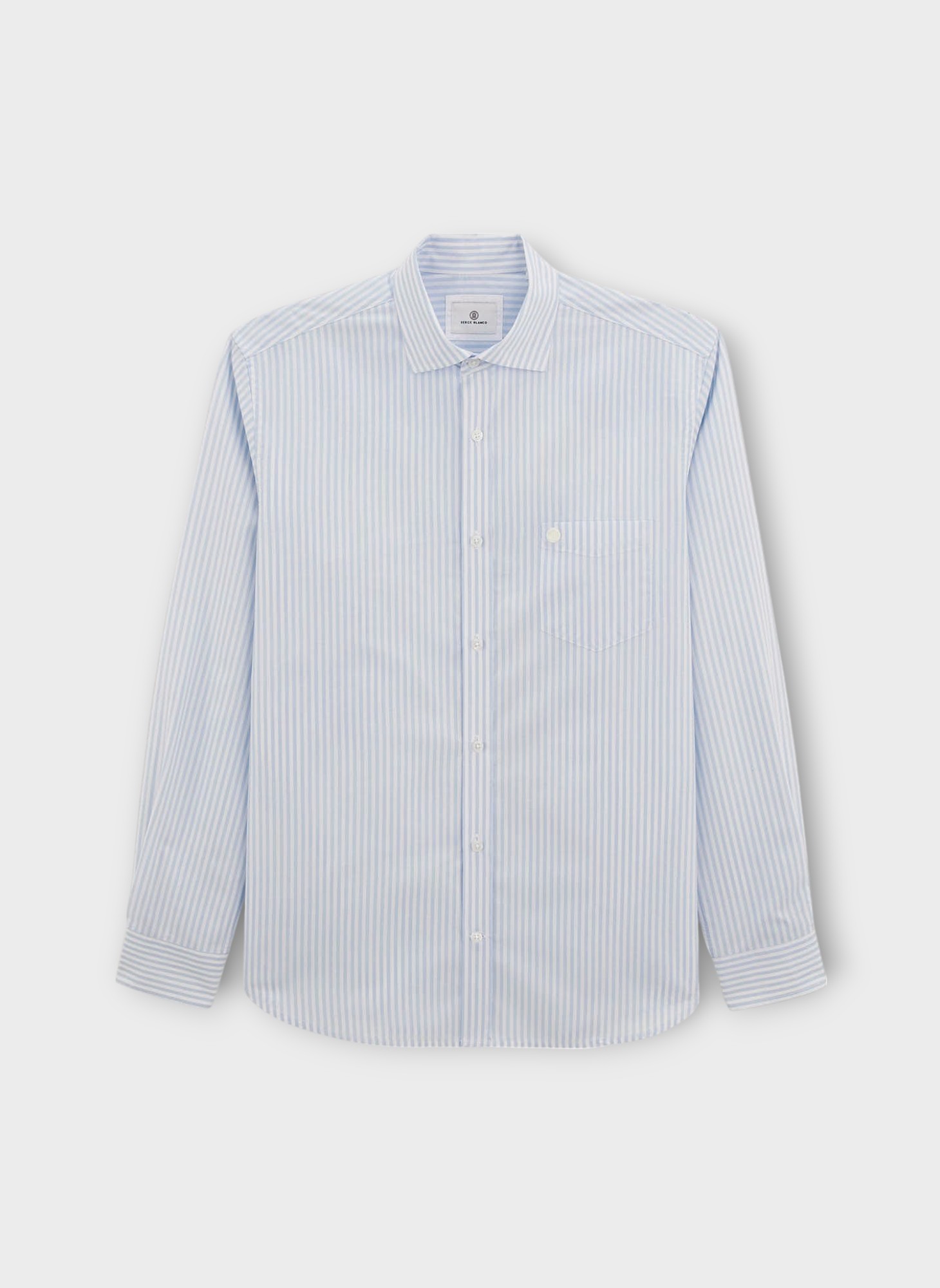 Chemises Charles homme bleu Serge Blanco Chemises Charles homme bleu Bleu ciel