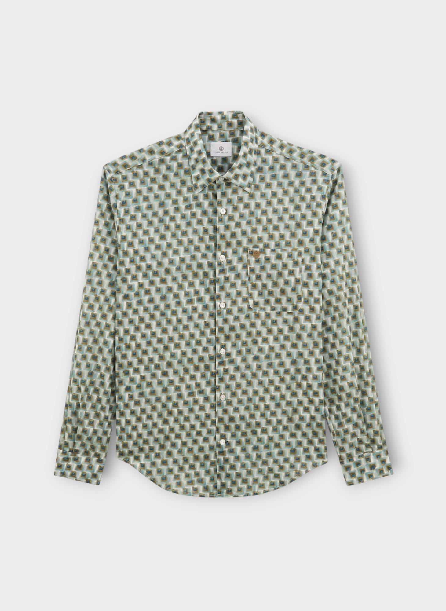 Chemises Charles homme vert Serge Blanco Chemises Charles homme vert Vert