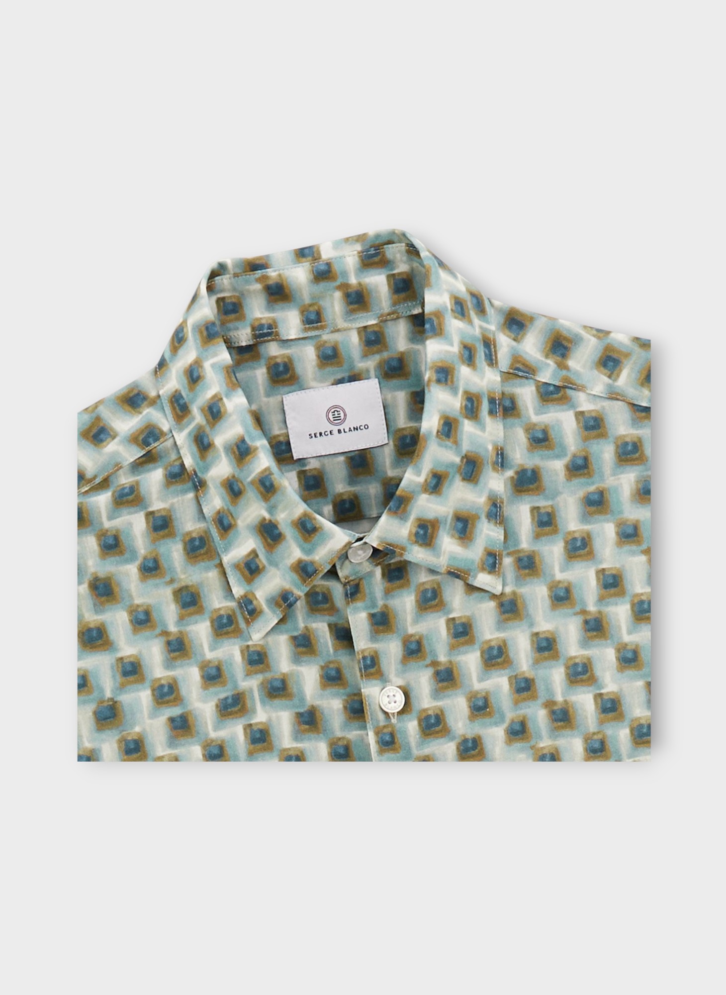 Chemises Charles homme vert Serge Blanco Chemises Charles homme vert Vert