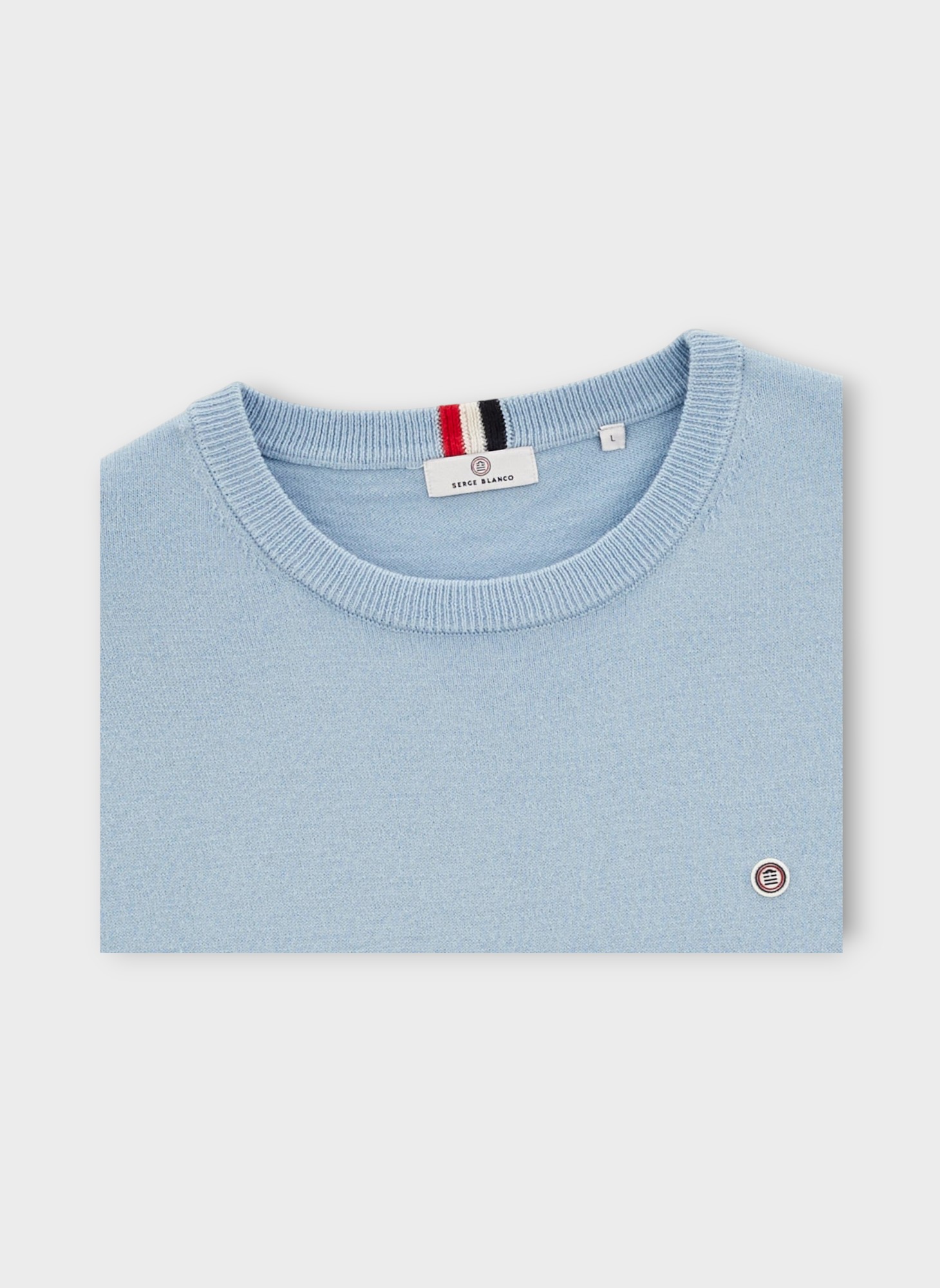 Pulls Maximus homme bleu Serge Blanco Pulls Maximus homme bleu Bleu ciel