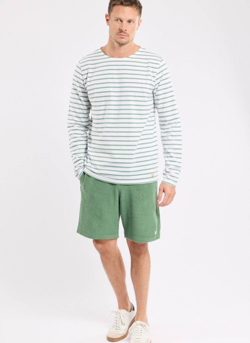 Shorts Short 73112 ivy homme vert Armor Lux Shorts Short 73112 ivy homme vert Vert