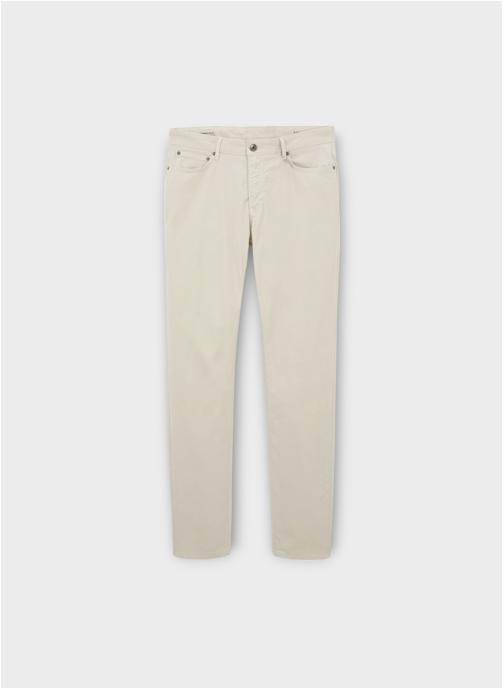 Serge Blanco Jeans droit beige