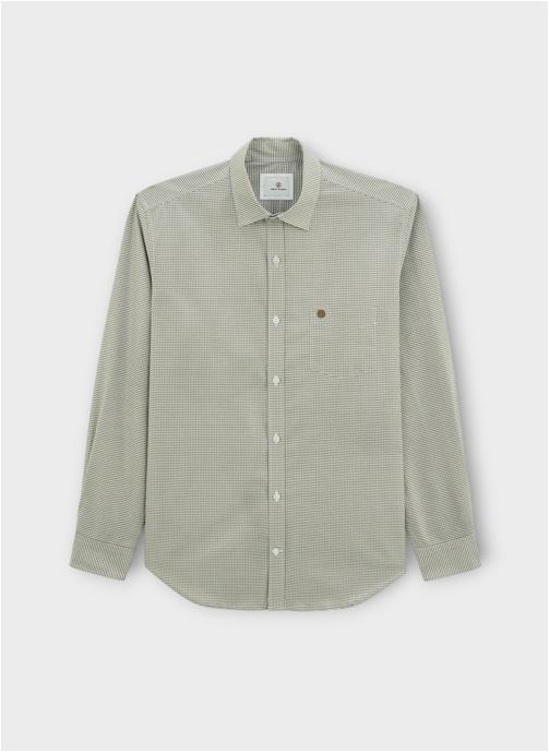 Serge Blanco Chemises Clément homme vert