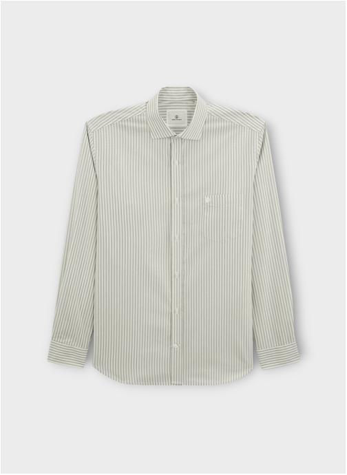 Serge Blanco Chemises Charles homme beige