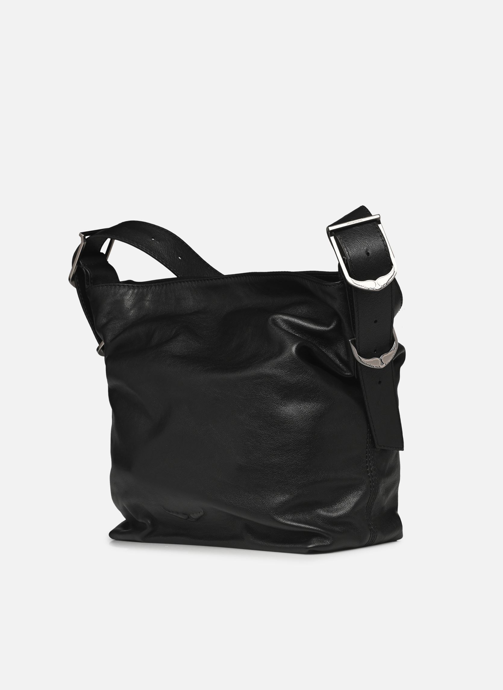 Schoudertassen Jane Hobo Leather dames zwart Zadig & Voltaire Schoudertassen Jane Hobo Leather dames zwart BLACK