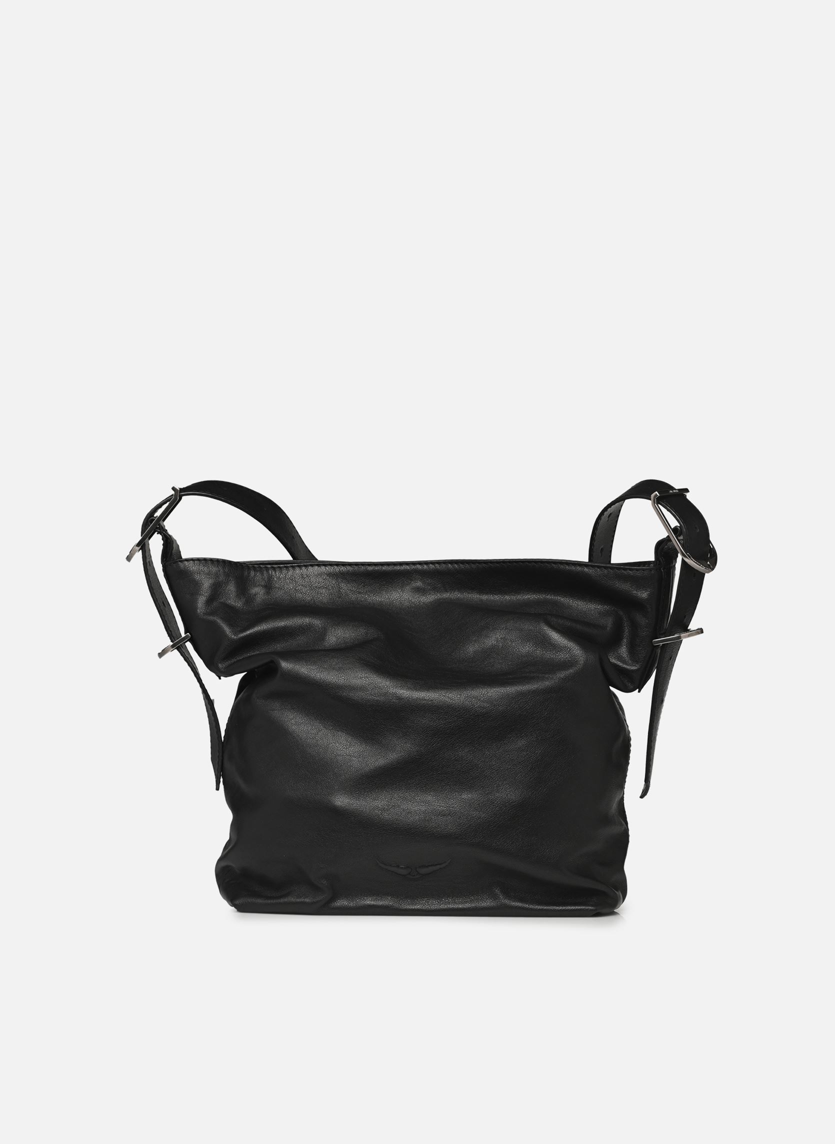 Schoudertassen Jane Hobo Leather dames zwart Zadig & Voltaire Schoudertassen Jane Hobo Leather dames zwart BLACK