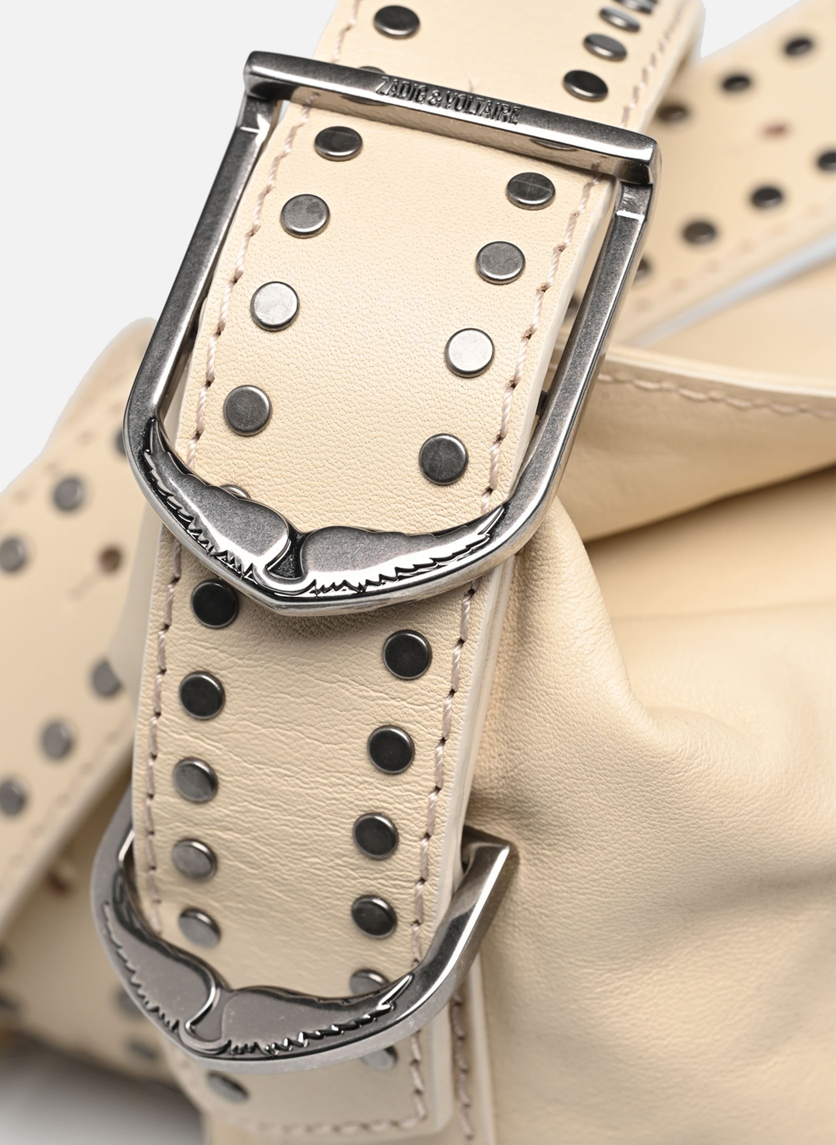 Bandolera Baby Jane Leather Studs mujer blanco Zadig & Voltaire Bandolera Baby Jane Leather Studs mujer blanco FLASH