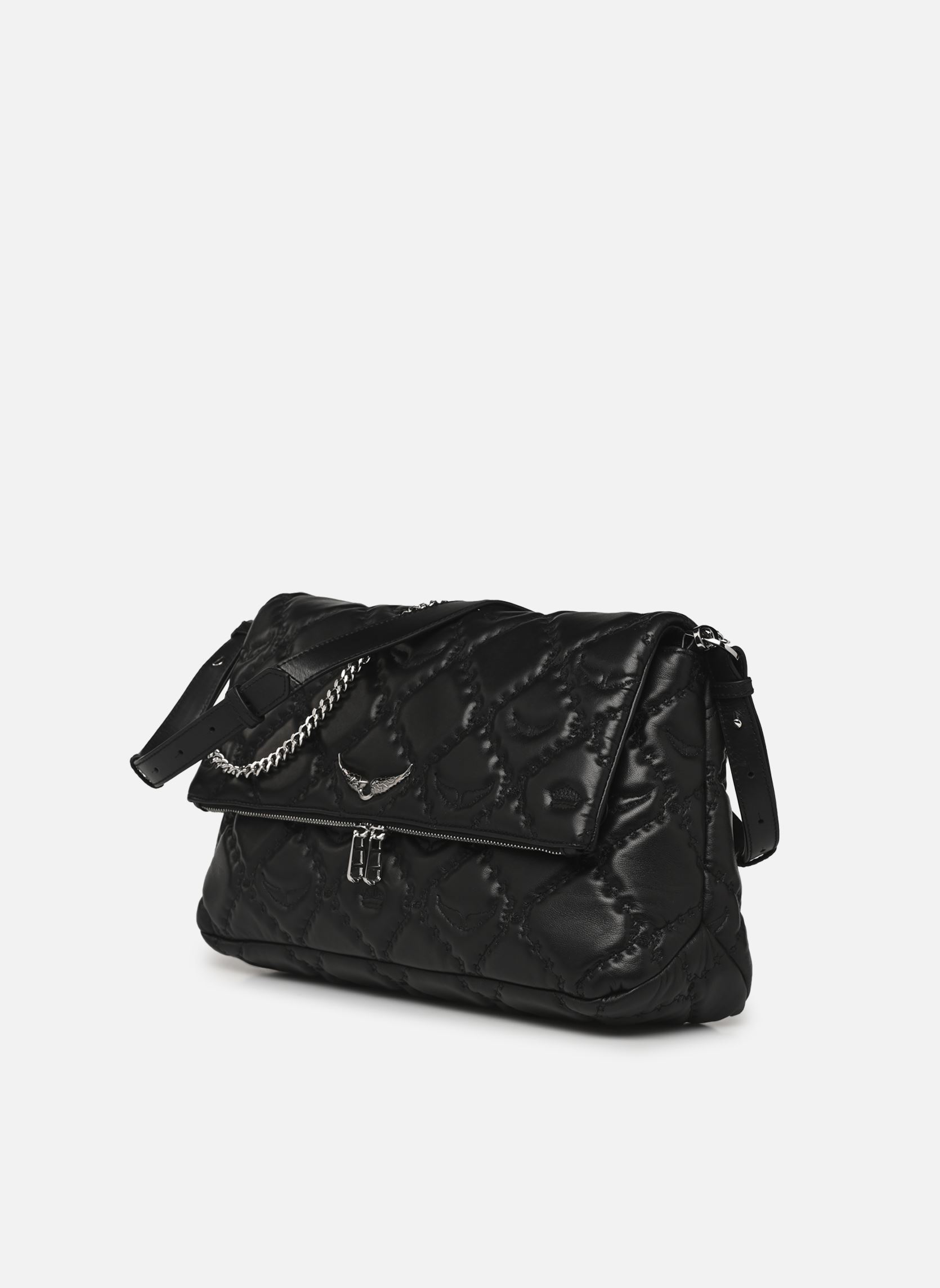 Umhängetaschen Rocky Xl Quilted Monogram damen schwarz Zadig & Voltaire Umhängetaschen Rocky Xl Quilted Monogram damen schwarz BLACK