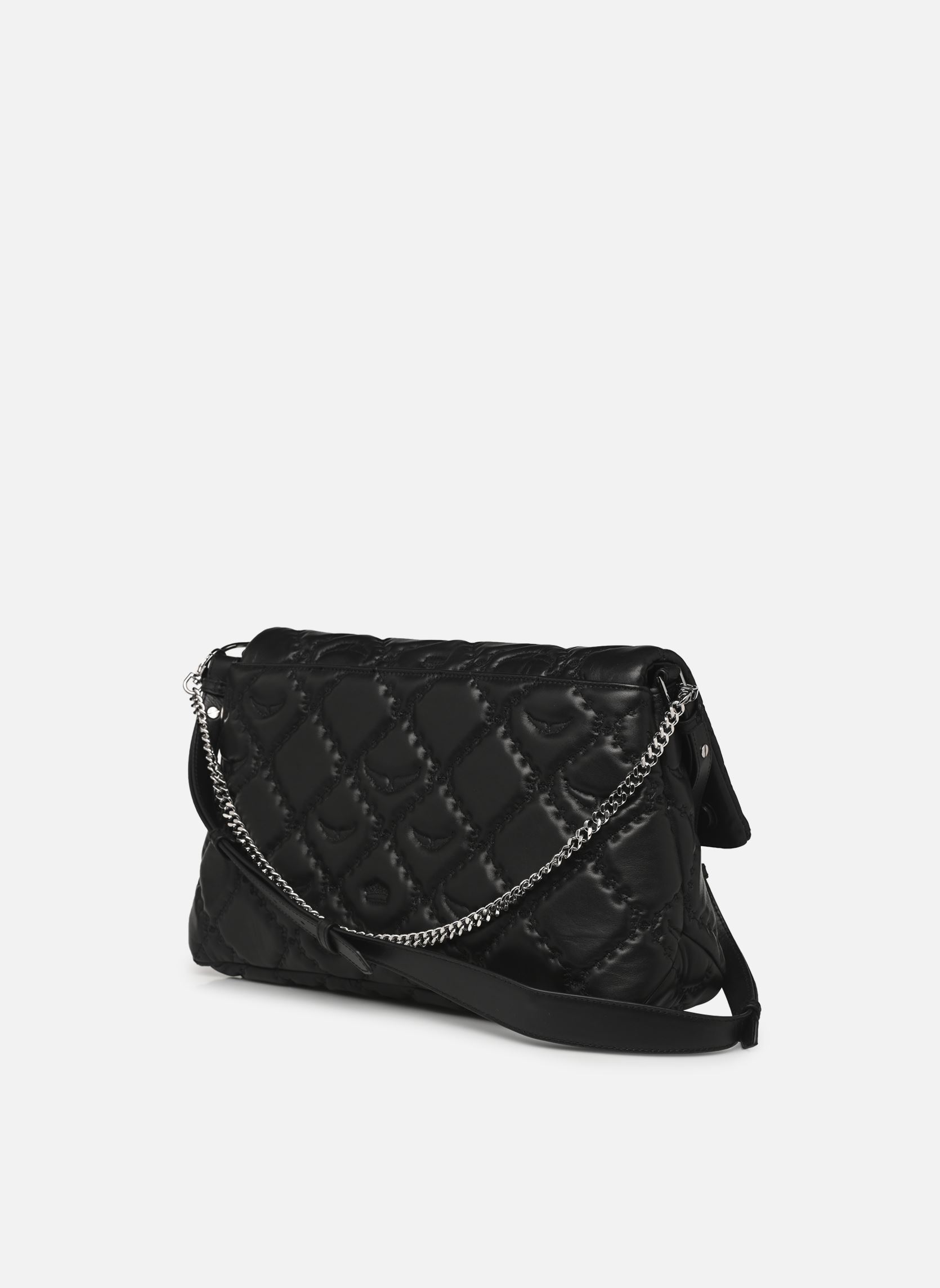 Umhängetaschen Rocky Xl Quilted Monogram damen schwarz Zadig & Voltaire Umhängetaschen Rocky Xl Quilted Monogram damen schwarz BLACK