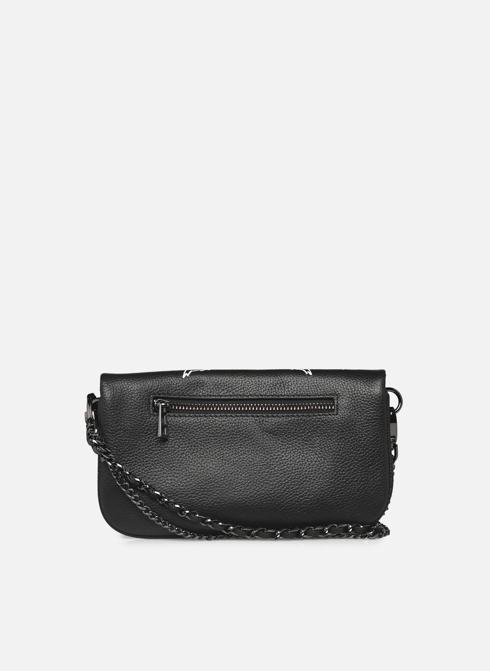 Umhängetaschen Rock Nano Grained Leather Punk damen schwarz Zadig & Voltaire Umhängetaschen Rock Nano Grained Leather Punk damen schwarz BLACK