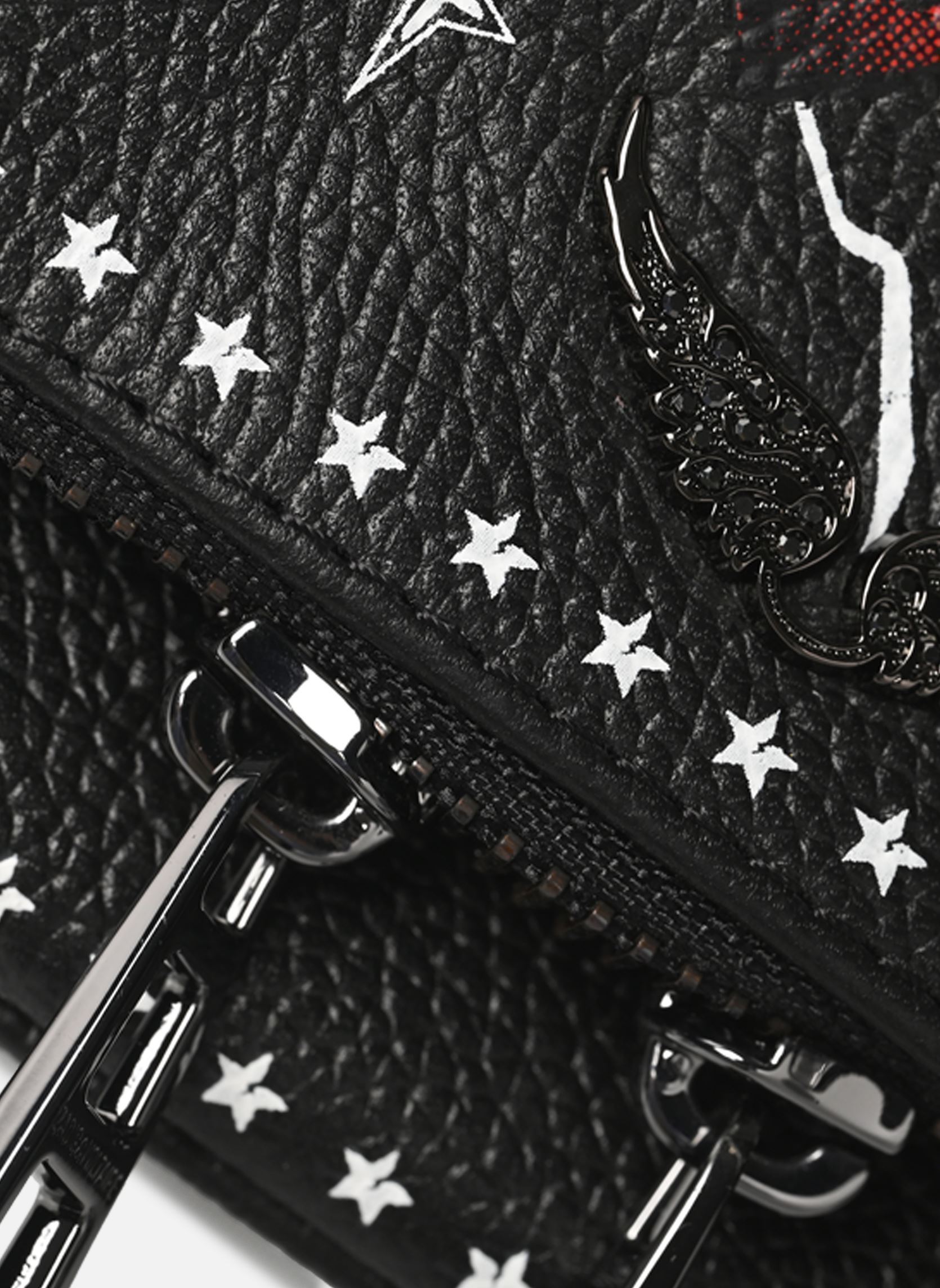 Umhängetaschen Rock Nano Grained Leather Punk damen schwarz Zadig & Voltaire Umhängetaschen Rock Nano Grained Leather Punk damen schwarz BLACK