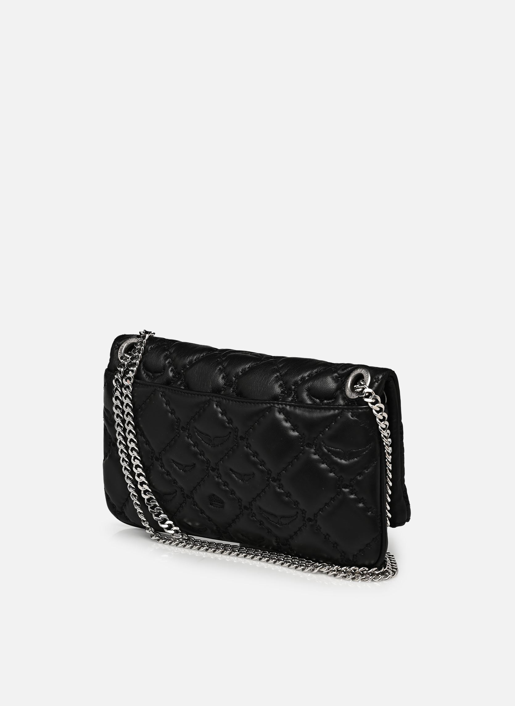 Sacs bandoulière Rock Ii Quilted Monogram femme noir Zadig & Voltaire Sacs bandoulière Rock Ii Quilted Monogram femme noir BLACK