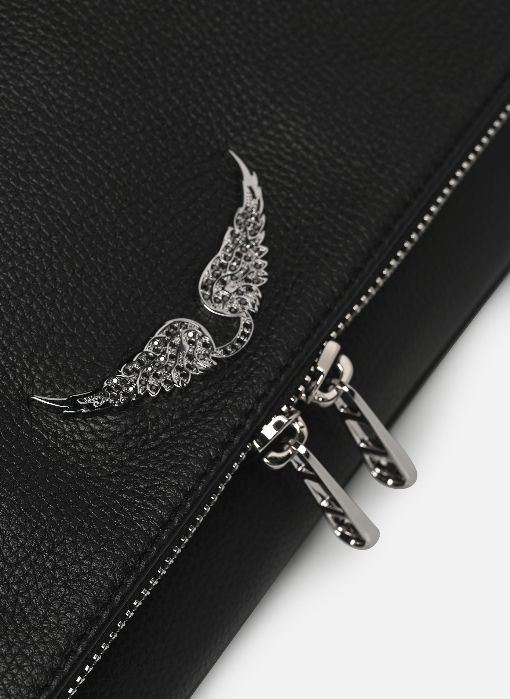 Sacs bandoulière Rock Ii Grained Leather femme noir Zadig & Voltaire Sacs bandoulière Rock Ii Grained Leather femme noir BLACK