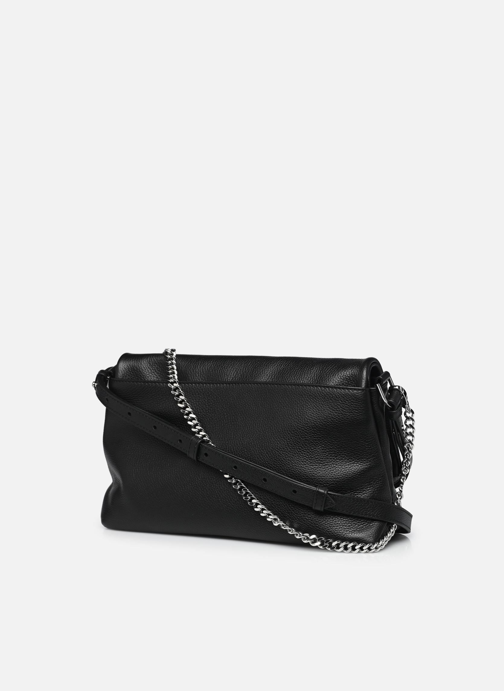 Schoudertassen Rocky Ii Grained Leather dames zwart Zadig & Voltaire Schoudertassen Rocky Ii Grained Leather dames zwart BLACK