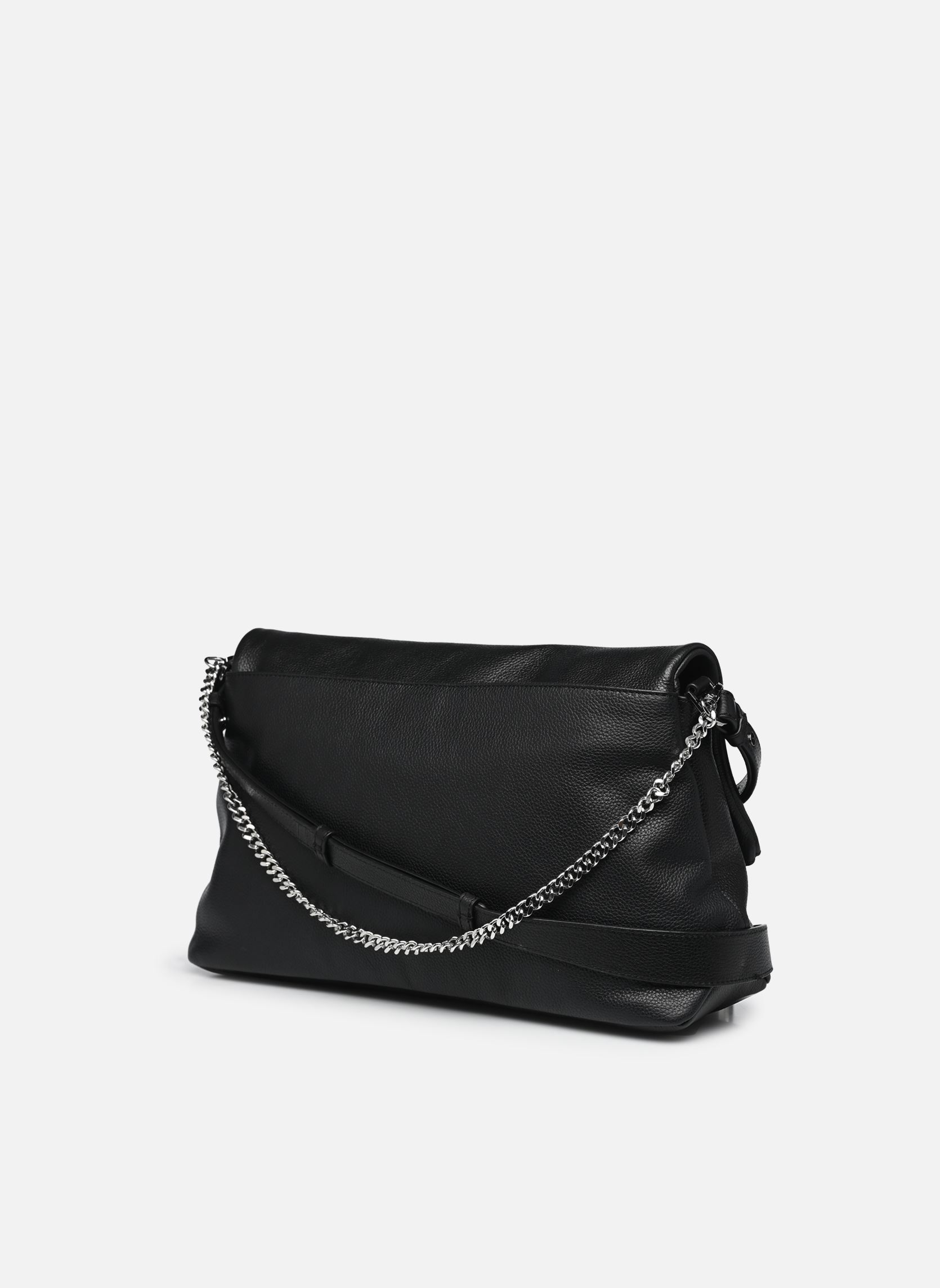Sacs bandoulière Rocky Xl Grained Leather femme noir Zadig & Voltaire Sacs bandoulière Rocky Xl Grained Leather femme noir BLACK