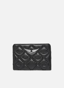 Porte-cartes Zv Pass Quilted Monogram femme noir Zadig & Voltaire Porte-cartes Zv Pass Quilted Monogram femme noir BLACK