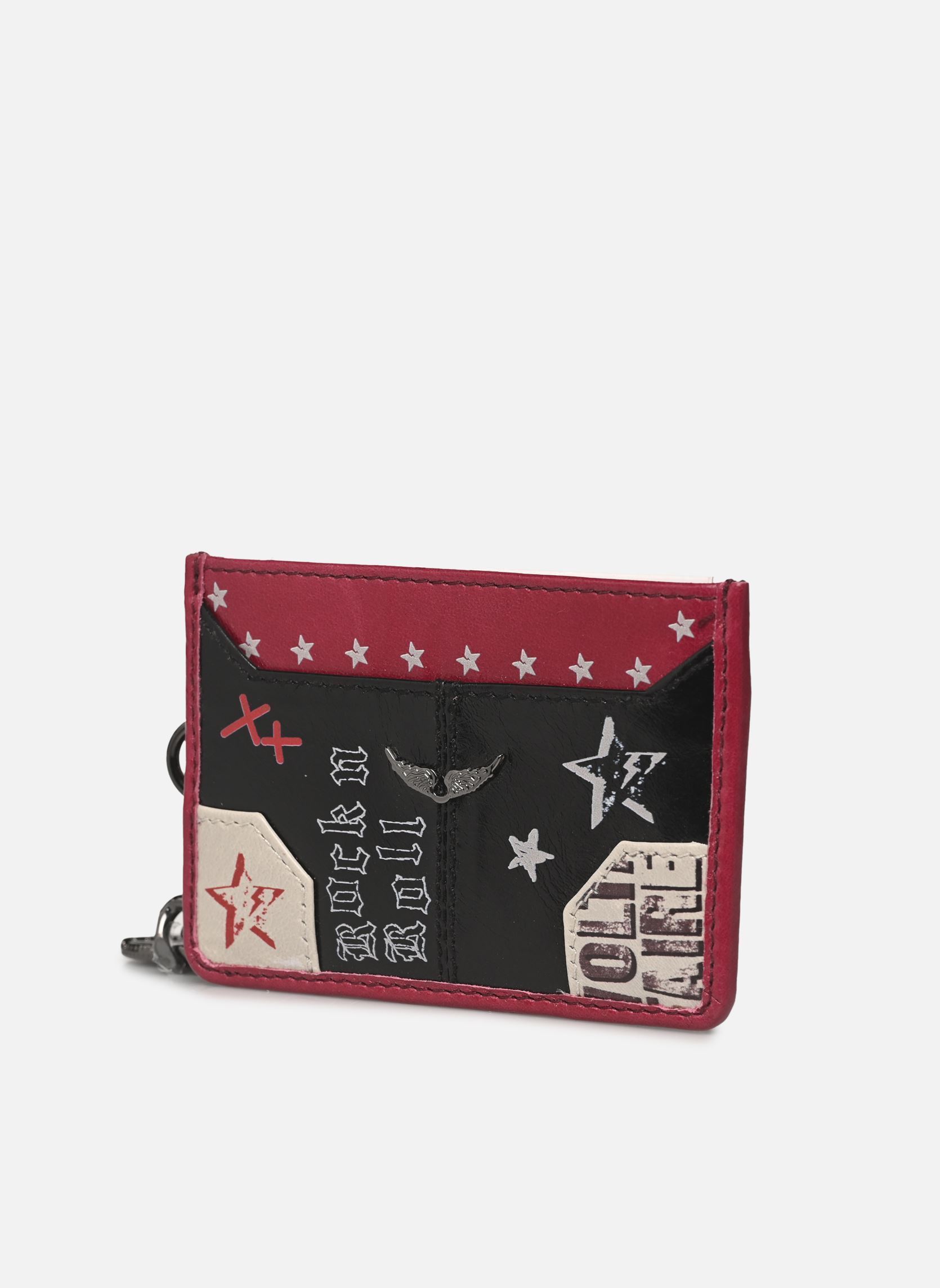 Porta carte di credito Sunny Pass Punk donna nero Zadig & Voltaire Porta carte di credito Sunny Pass Punk donna nero BLACK
