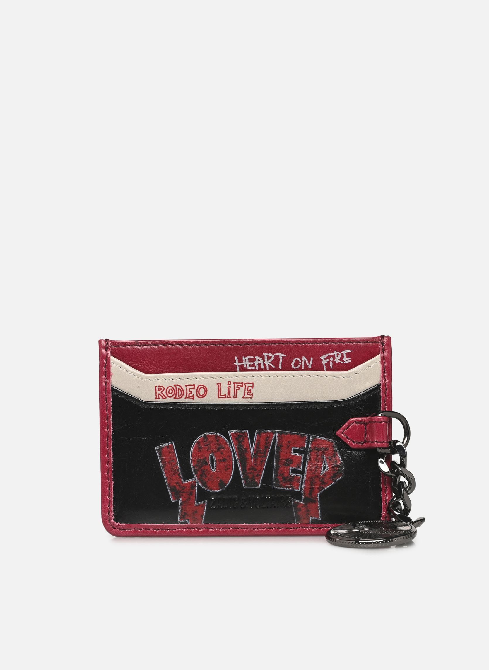 Porta carte di credito Sunny Pass Punk donna nero Zadig & Voltaire Porta carte di credito Sunny Pass Punk donna nero BLACK