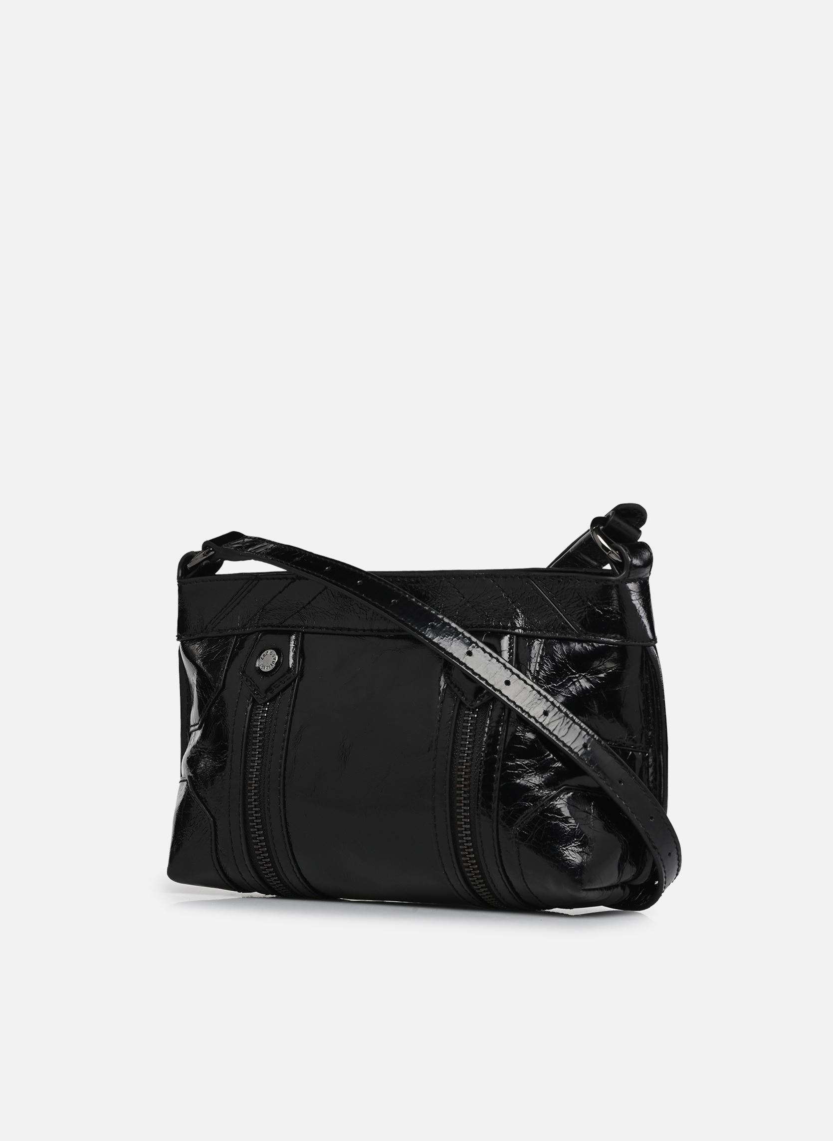 Umhängetaschen Sunny Mood Vintage Patent damen schwarz Zadig & Voltaire Umhängetaschen Sunny Mood Vintage Patent damen schwarz BLACK