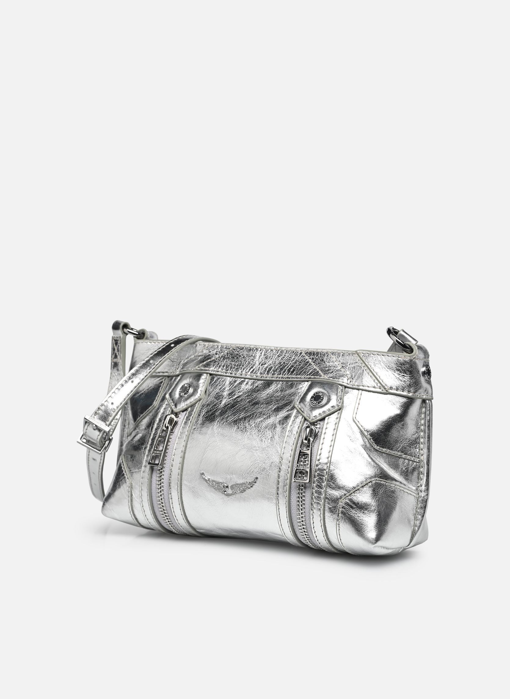 Sacs bandoulière Sunny Mood Vintage Metal femme argent Zadig & Voltaire Sacs bandoulière Sunny Mood Vintage Metal femme argent SILVER