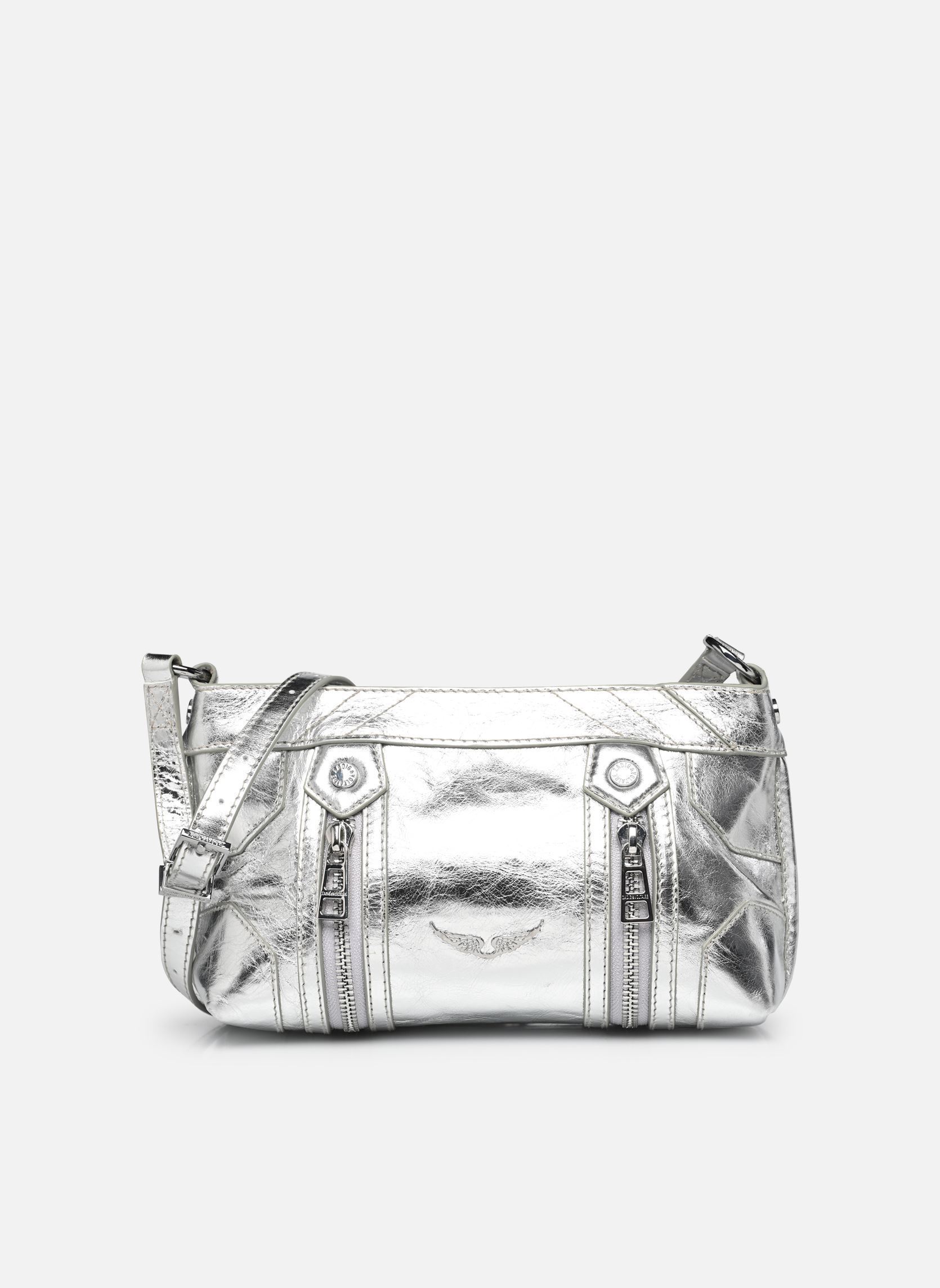 Sacs bandoulière Sunny Mood Vintage Metal femme argent Zadig & Voltaire Sacs bandoulière Sunny Mood Vintage Metal femme argent SILVER