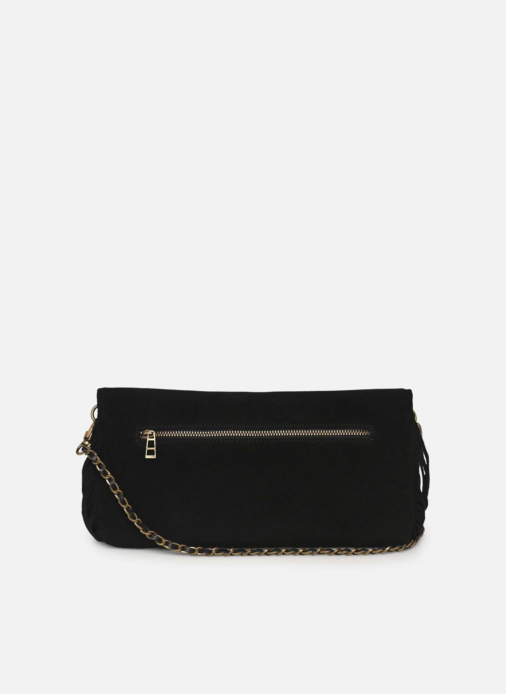 Sacs bandoulière Rock Suede Fringes femme noir Zadig & Voltaire Sacs bandoulière Rock Suede Fringes femme noir BLACK