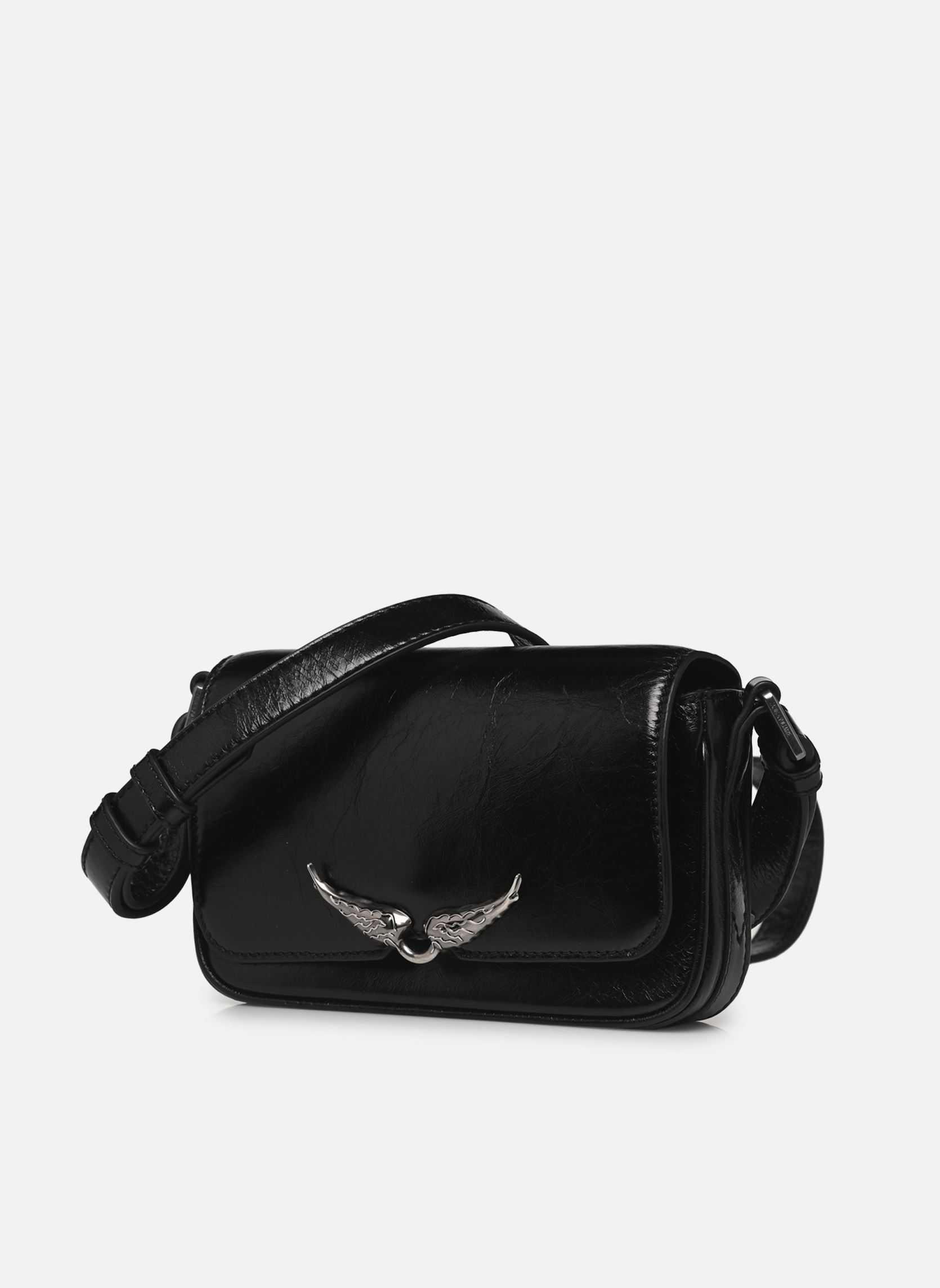 Sacs bandoulière Le Zazi Vintage Patent femme noir Zadig & Voltaire Sacs bandoulière Le Zazi Vintage Patent femme noir BLACK