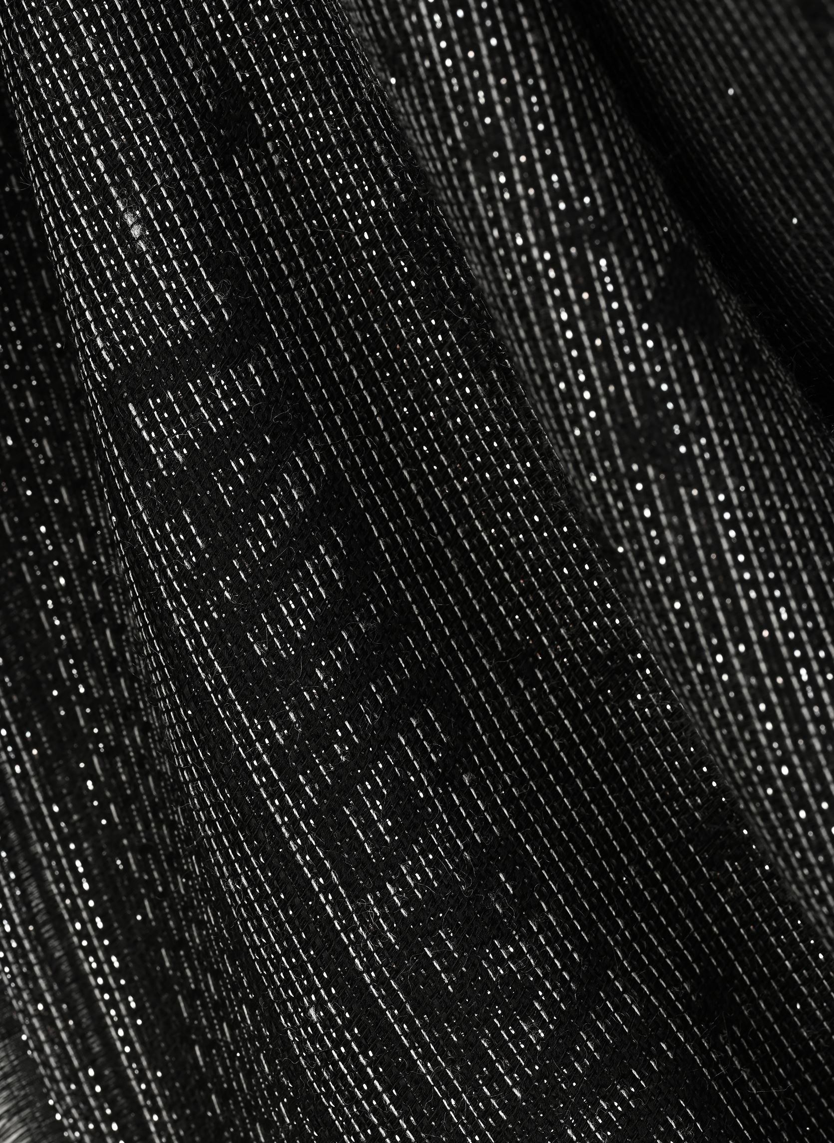 Sciarpe Glenn Monogram Metallise donna nero Zadig & Voltaire Sciarpe Glenn Monogram Metallise donna nero Silver