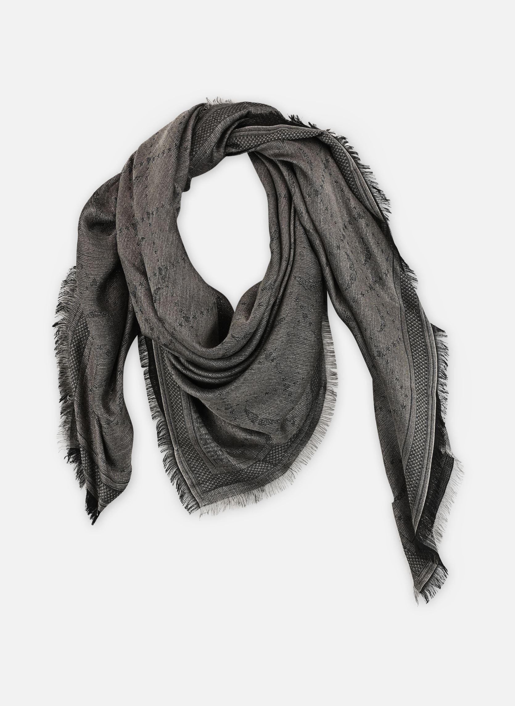 Sjaals Glenn Monogram Metallise dames grijs Zadig & Voltaire Sjaals Glenn Monogram Metallise dames grijs Street