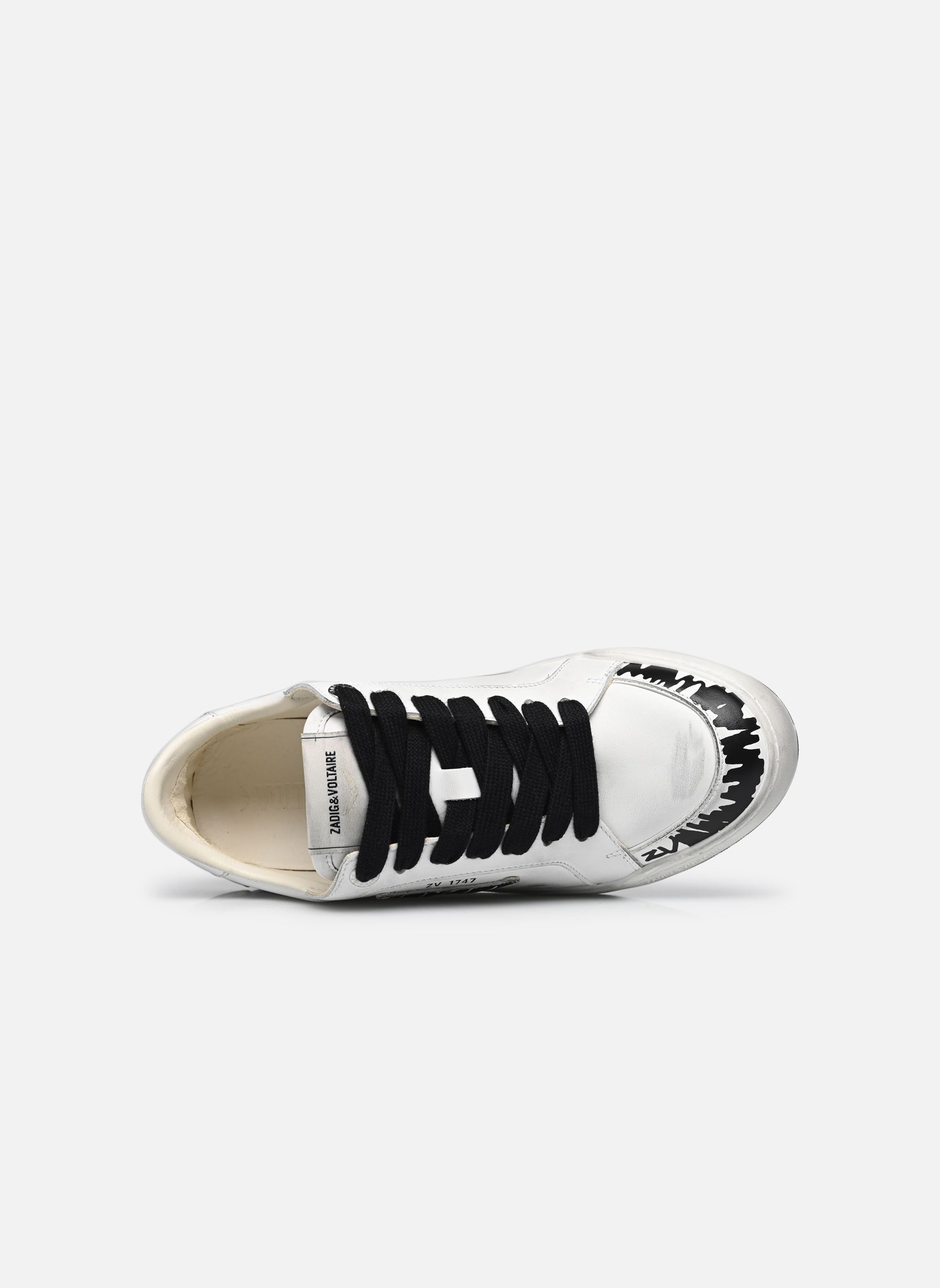 Zapatillas Fly Wings Smooth Cowskin Used mujer blanco Zadig & Voltaire Zapatillas Fly Wings Smooth Cowskin Used mujer blanco WHITE