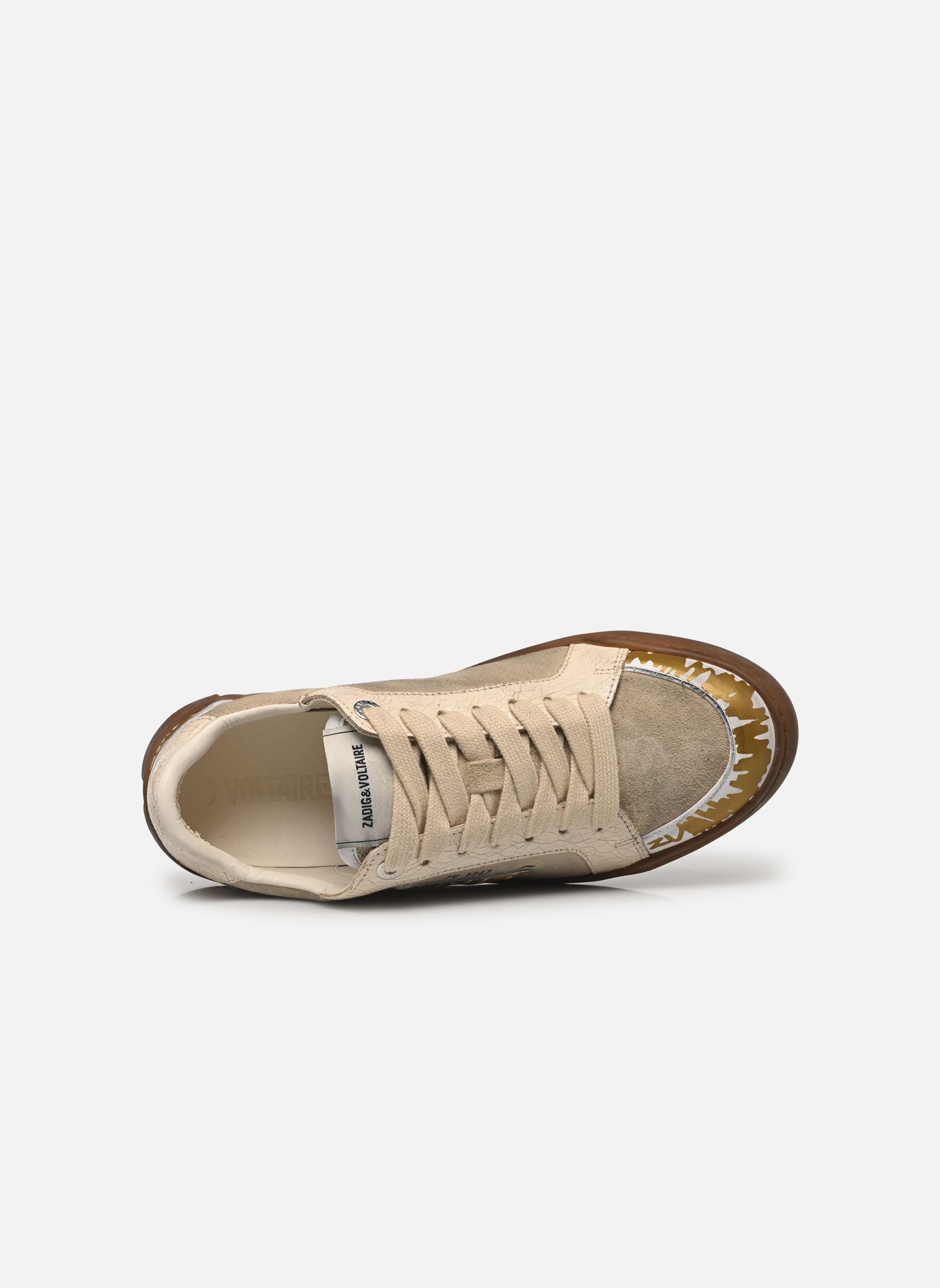 Sneaker Fly Wings Suede Cracked damen beige Zadig & Voltaire Sneaker Fly Wings Suede Cracked damen beige Clay