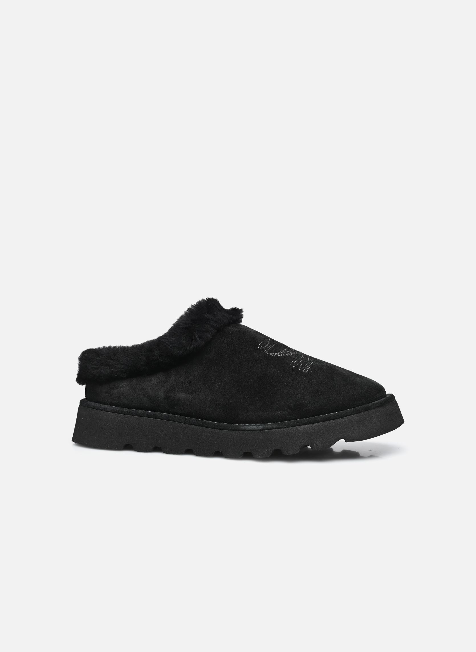 Pantoletten und Clogs Teddy Mule Shearling damen schwarz Zadig & Voltaire Pantoletten und Clogs Teddy Mule Shearling damen schwarz Black