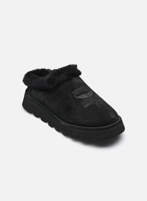 Zadig & Voltaire Pantoletten und Clogs Teddy Mule Shearling damen schwarz