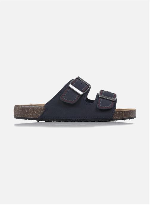 Isotoner Sandales Mules sandales Enfant double bride Marine fille bleu