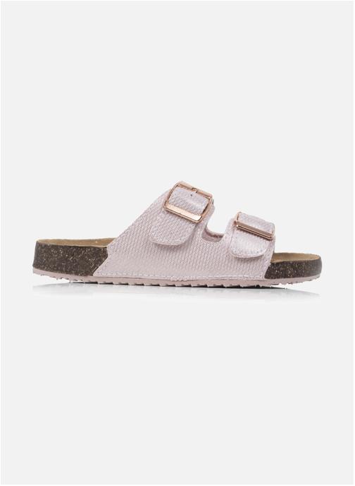 Isotoner Sandales Mules sandales Enfant double bride Marine fille rose