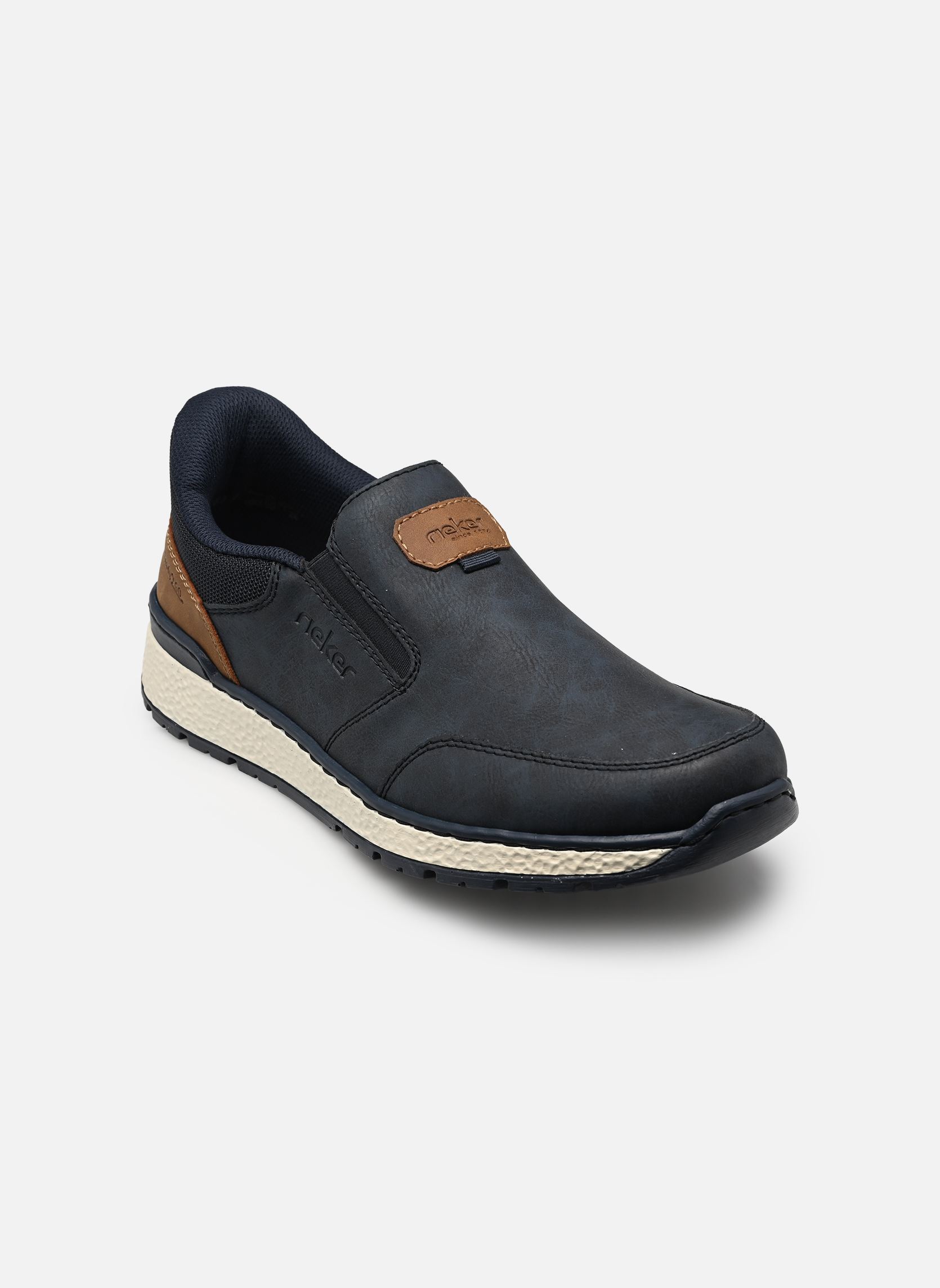 Mocassins B9057 homme bleu Rieker Mocassins B9057 homme bleu LAKE/MIDNIGHT/NUSS/OZEAN